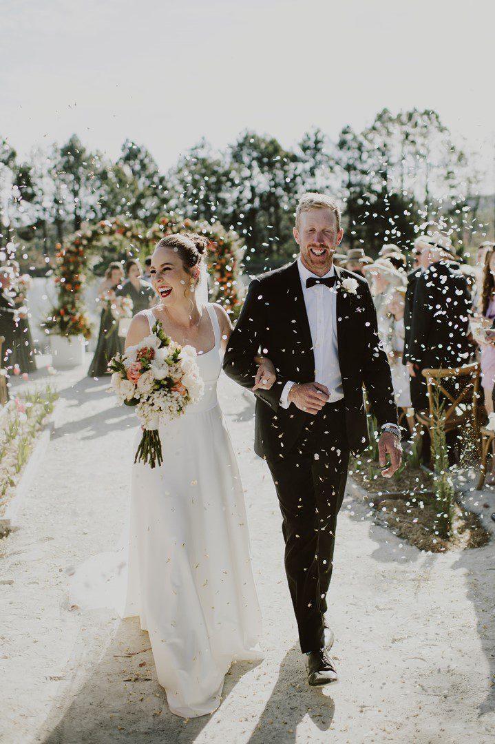 Megan and Paul’s Chic and Intimate Farm Wedding  - White Lily Couture