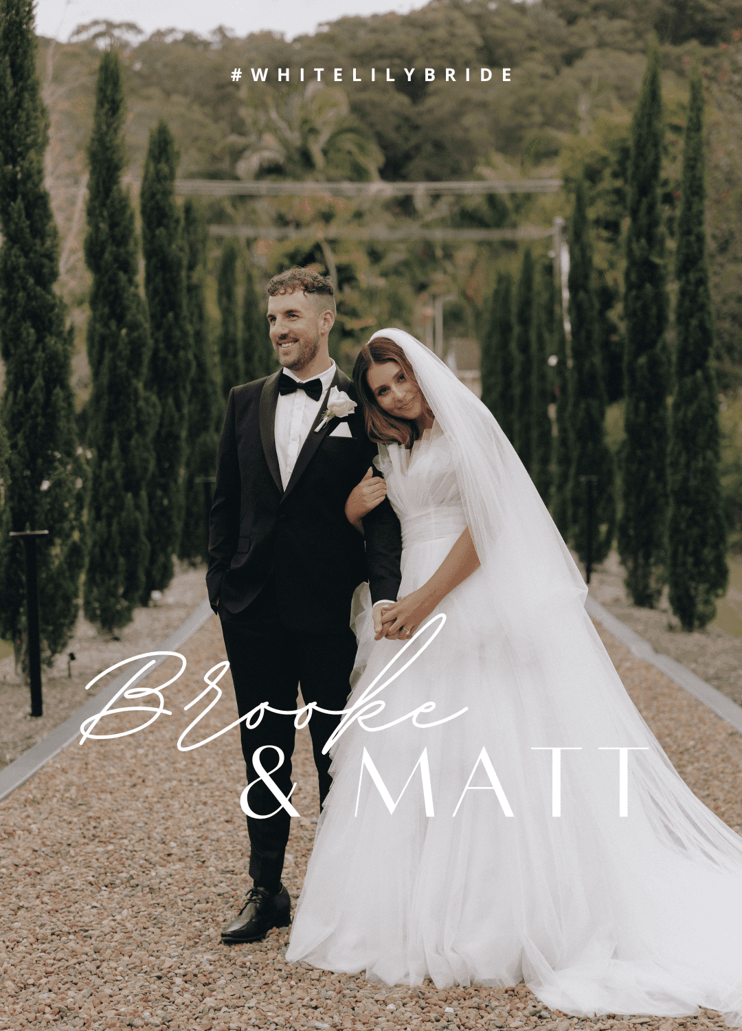 11 years in the making: Brooke & Matt - White Lily Couture