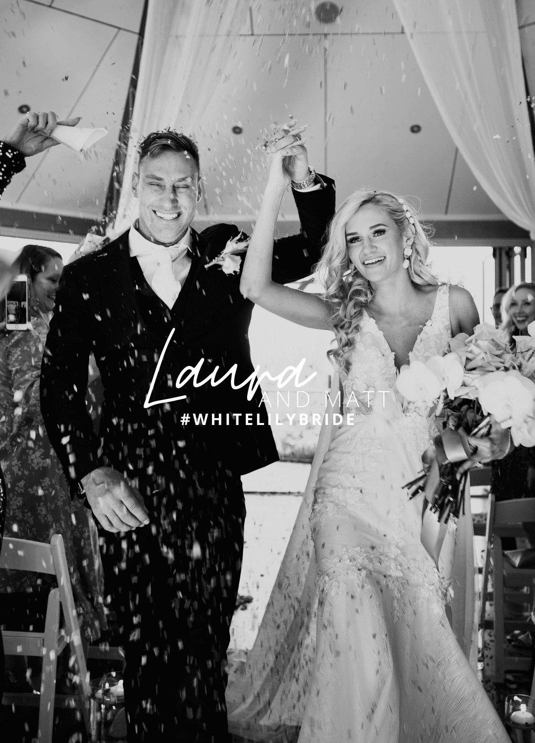 Laura and Matt’s Romantic Hampton Estate Wedding - White Lily Couture
