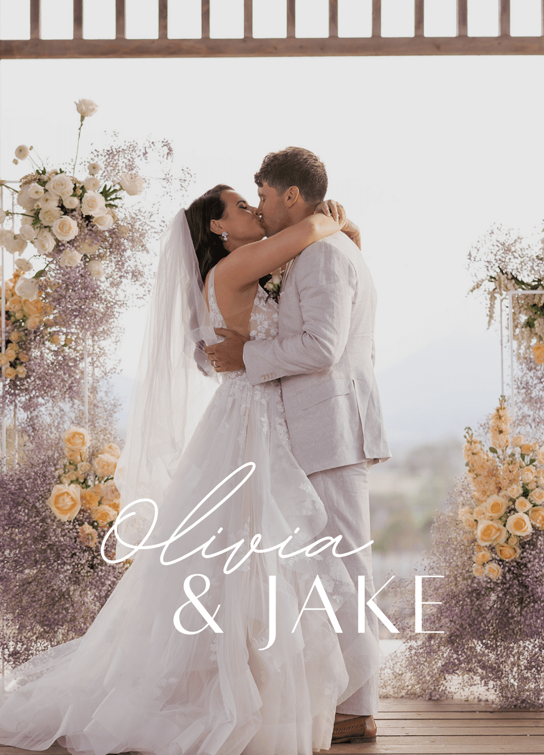 The Perfect Pair: Olivia & Jake (+ Merlot) - White Lily Couture