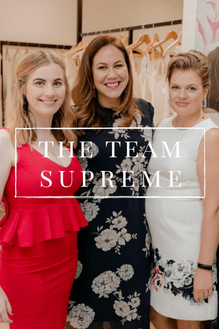The Team Supremes - White Lily Couture