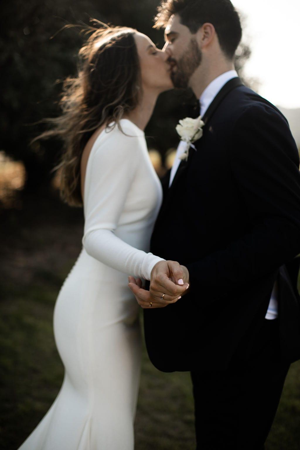 India & Nathan - Minimalist Wedding Perfection - White Lily Couture