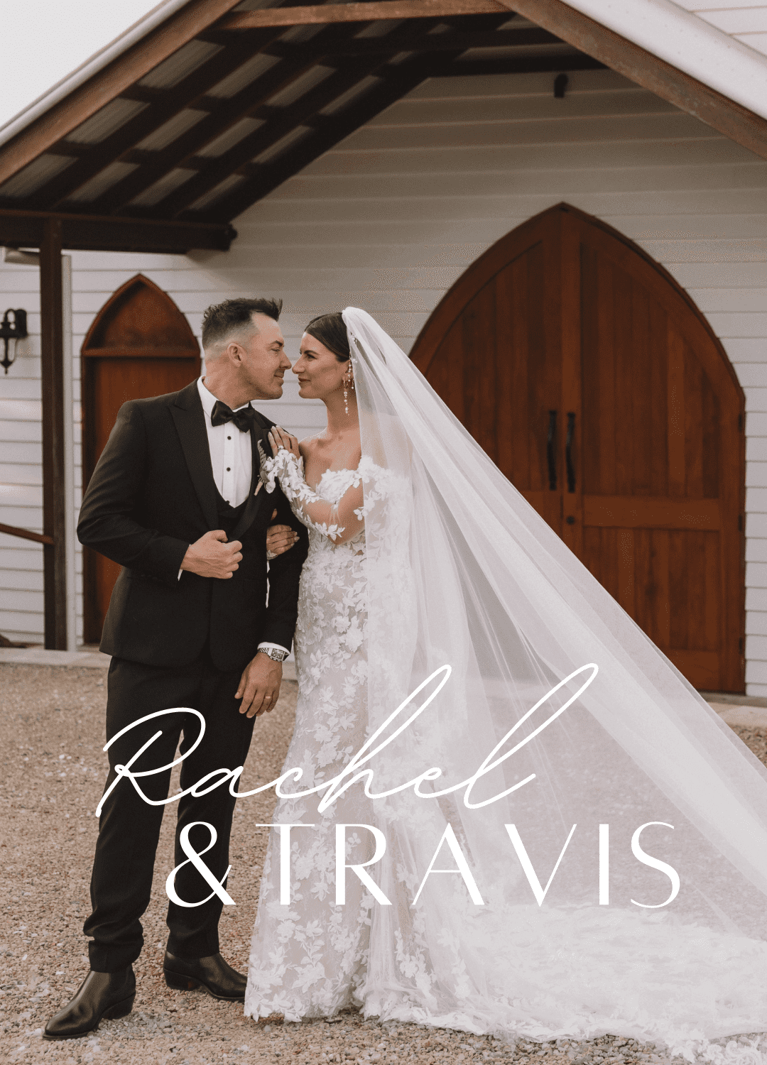 A Christmas meeting to remember: Rachel & Travis - White Lily Couture