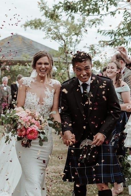 Catriona & Hok's Scottish Wedding - White Lily Couture