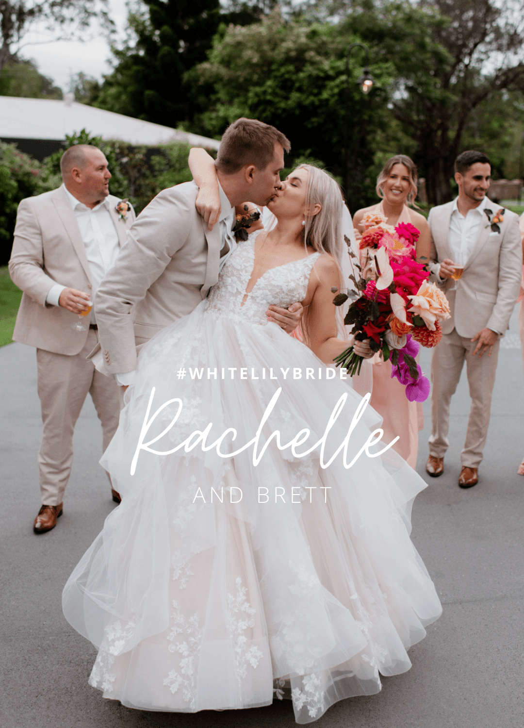 Rachelle & Brett's Colourful Valley Estate Wedding - White Lily Couture