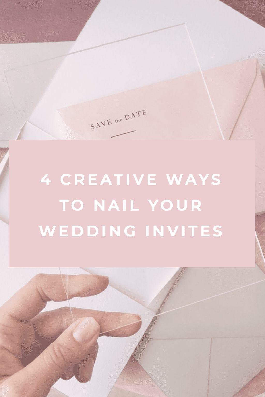 4 Creative Ways To Nail Your Wedding Invites in 2021! - White Lily Couture