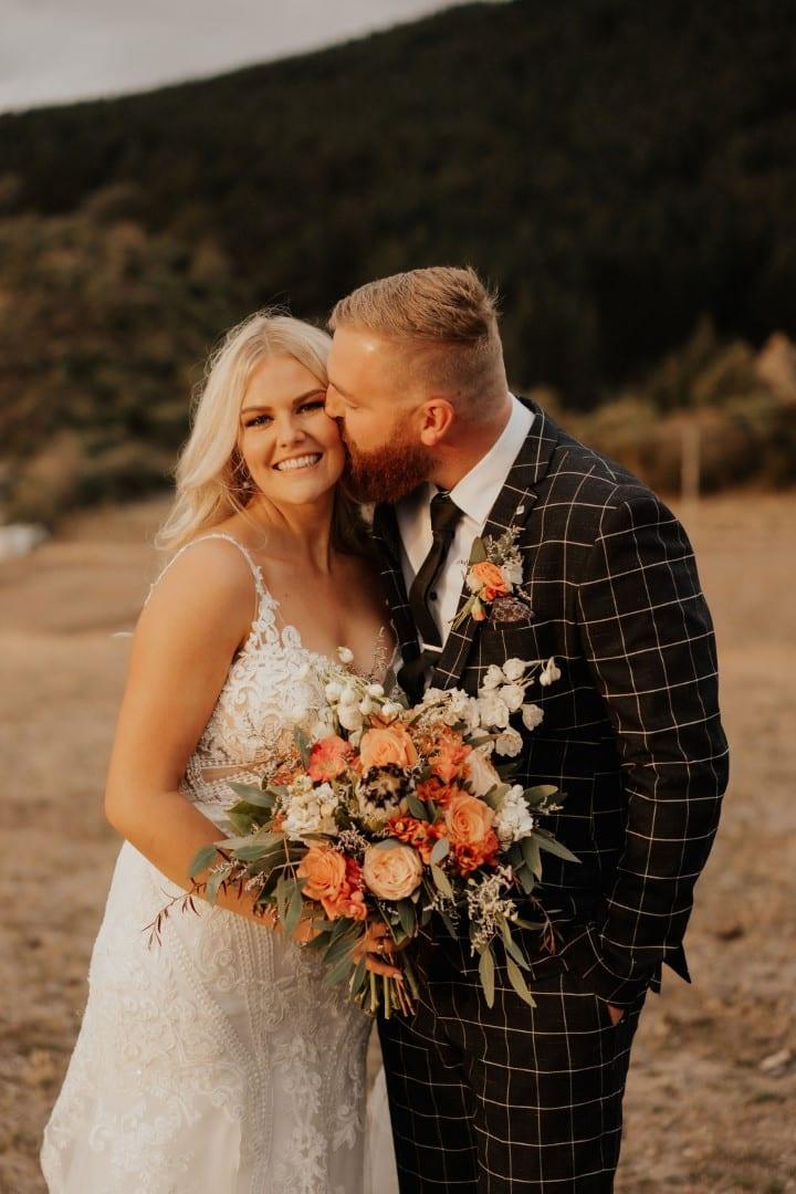 Beth and Joey’s Rustic Autumn Wedding in New Zealand - White Lily Couture