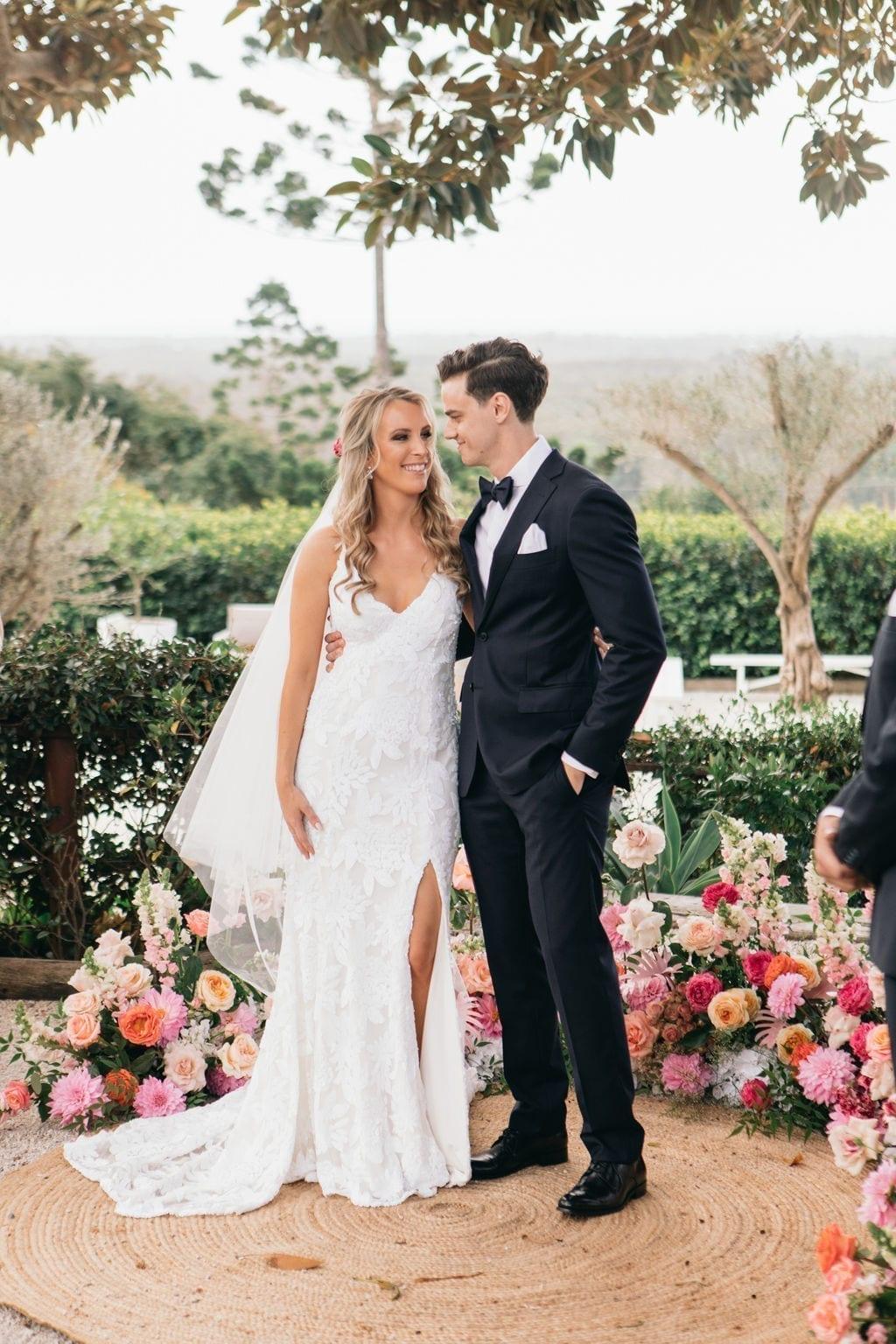 Clare & Jordan's Vibrant Bohemian Byron Wedding - White Lily Couture