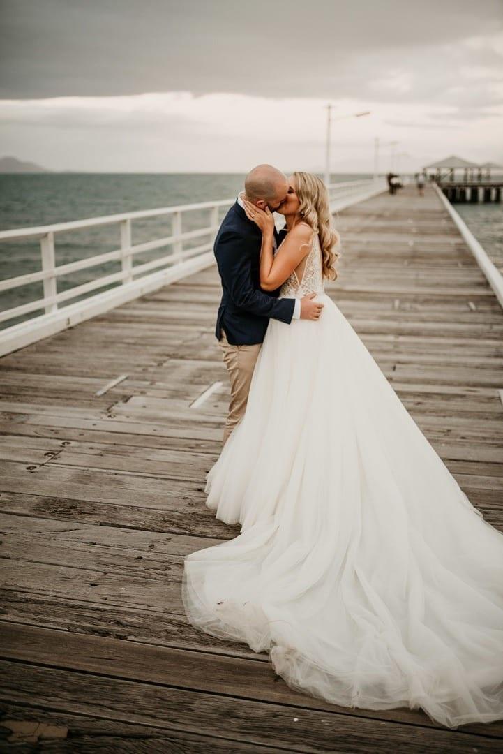 Heidi & Scott's Beachfront Wedding - White Lily Couture
