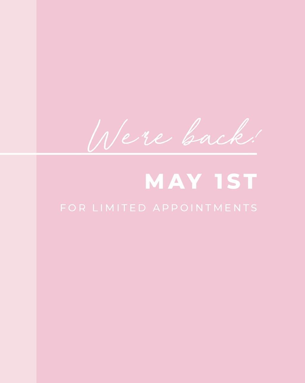 We're Open from May 1st! - White Lily Couture
