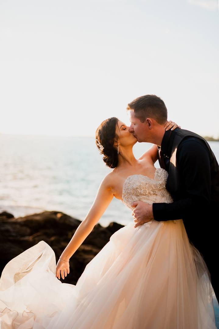 Amelia & Nathan's Hawaiian Wedding - White Lily Couture