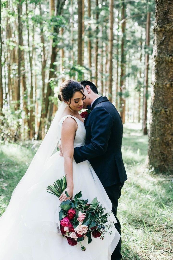 Melissa & Matthew's Fairytale Forest Wedding - White Lily Couture