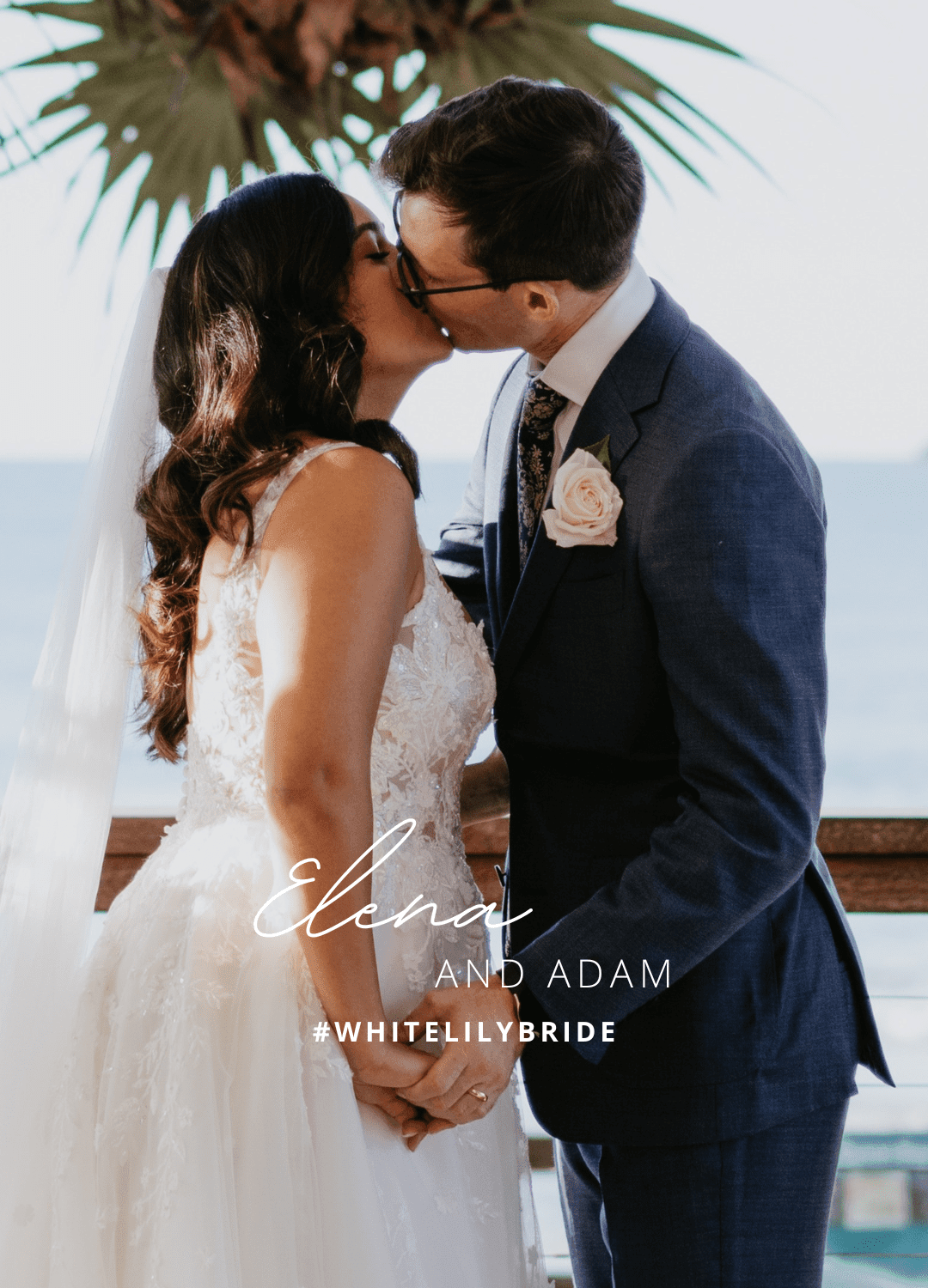 Elena & Adam - Byron Bay Bliss - White Lily Couture