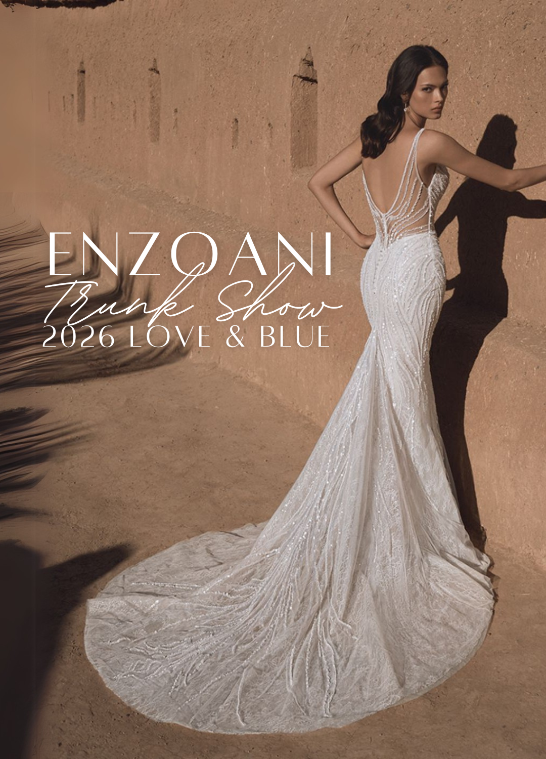 Enzoani Blue Trunk Show for 2026 Collections