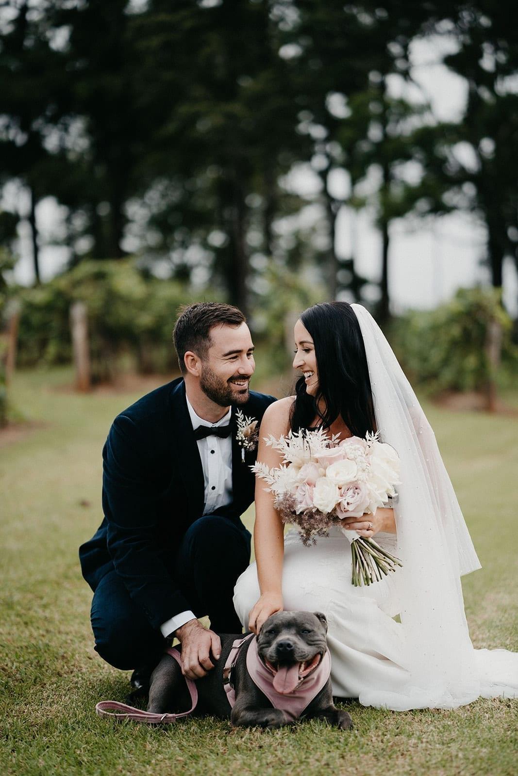 Cassie & Blake's Classic Vineyard Wedding - White Lily Couture