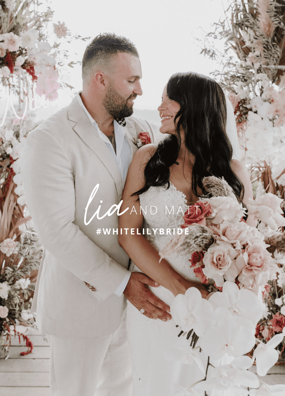 Lia & Matt’s Fun And Unique Kooroomba Lavender Farm Wedding - White Lily Couture
