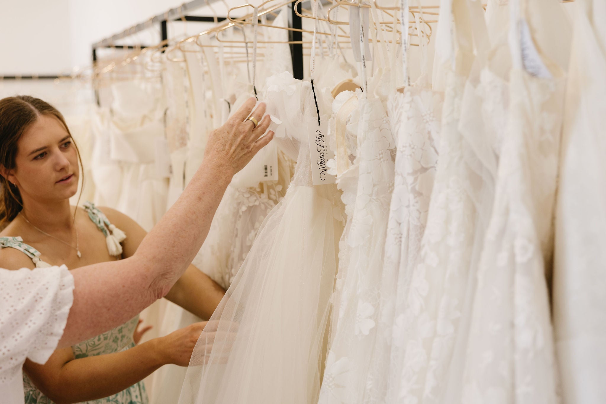 The Sale Rail - White Lily Couture